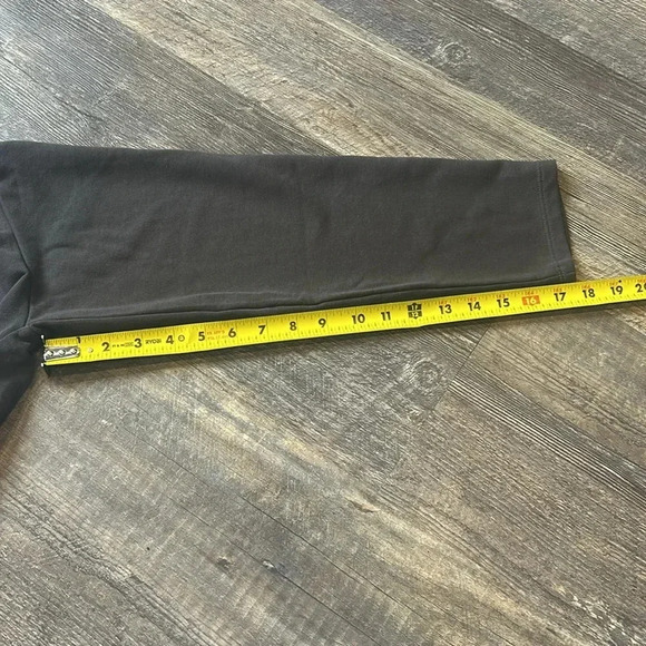 Ariana Grande H&M Crop Sweatshirt Hoodie Women's Thank U Next Gray - Picture 8 of 10